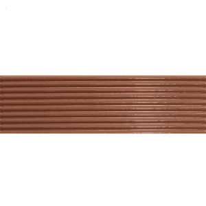 Emil/Ergon Ceramica Abacus Amaranto Plissè Lux 7,5x20 ELHF ryflowane płytki ścienna