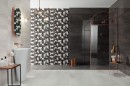 Tubądzin Grunge Taupe Dekor Połysk 32,8x89,8