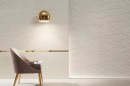 Tubądzin House Of Tones White A Struktura 32,8x89,8