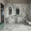ABK Sensi Signoria Lilac Grey Lux Rett. 120x120 płytki marmurowe gresowe