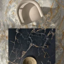 ABK Sensi Signoria Port Gold Lux Rett. 120x120 płytki marmurowe gresowe