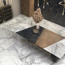 ABK Sensi Signoria Port Gold Lux Rett. 120x120 płytki marmurowe gresowe