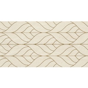 Paradyż Ceramika Anello Beige Inserto A Połysk 29,8x59,8 płytki ścienne