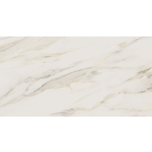 Paradyż Ceramika Calacatta Sparkle Gold Poler 59,8x119,8 płytki marmurowe gresowe 