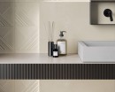 Paradyż Ceramika Calm Silver Dekor Połysk 29,8x89,8 płytki ścienne