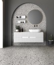 Energie-Ker Medley White Rett. 60x60 płytki gresowe imitujące lastryko