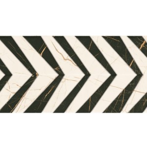 Paradyż Ceramika Fancy White Struktura Połysk 30x60 płytki patchworkowe gresowe