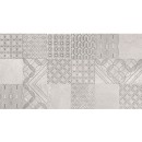 Paradyż Ceramika Harmony Grys Patchwork Struktura 30x60 płytki ścienne