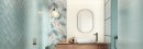 Paradyż Ceramika Fiori Blue Połysk 30x60 płytki ścienne