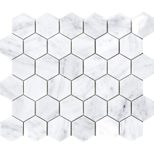 Lantic Colonial Essential Hexagon Carrara Pulido 25,8x29,8 100213685 mozaika dekoracyjna kamienna