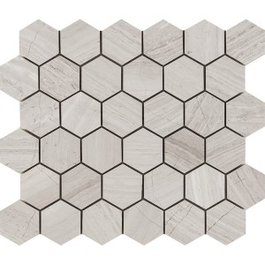 Lantic Colonial Essential Hexagon Silver Wood 25,8x29,8 100189456 mozaika dekoracyjna kamienna