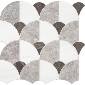 Lantic Colonial Figure Shell Dark 29,7x29,9 100330407 mozaika dekoracyjna kamienna