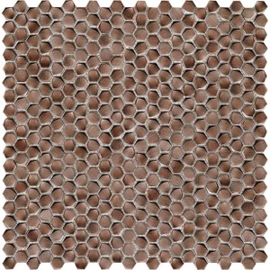 Lantic Colonial Gravity Aluminium Hexagon Copper 30,4x30,7 100245671 mozaika metalowa szczotkowana