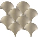 Lantic Colonial Gravity Aluminium Shell Gold 24,4x26,4 100310346 mozaika dekoracyjna metalowa