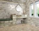 Mainzu Atelier White 15x30 płytki ścienne rustykalne