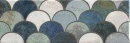 Mainzu Bellagio Escama Blu 10x30 płytki dekoracyjne cegiełki