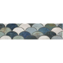 Mainzu Bellagio Escama Blu 10x30 płytki dekoracyjne cegiełki
