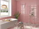 Mainzu Bissel Pink 10x20 płytki cegiełki