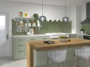 Mainzu Bissel Green Olive 10x20 płytki cegiełki