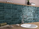 Ecoceramic Pool Blue 31,6x60 płytki ścienne rustykalne