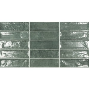 Ecoceramic Pool Green 31,6x60 płytki ścienne rustykalne