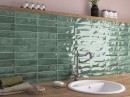 Ecoceramic Pool Green 31,6x60 płytki ścienne rustykalne