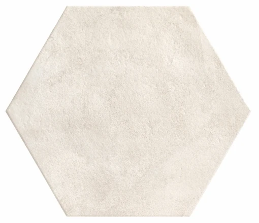 Realonda Atelier White 56x48,5 płytki gresowe heksagonalne