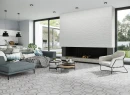 Realonda Venato Deco Grey 28,5x33 płytki gresowe heksagonalne