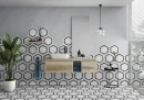 Realonda Venato Deco Dark 28,5x33 płytki gresowe heksagonalne