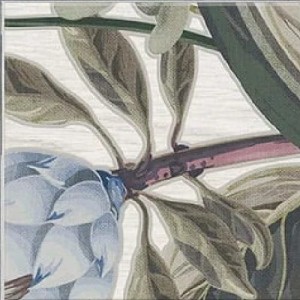 Mainzu Bottega Decor Blue Leaves 20x20 płytki dekoracyjne gresowe