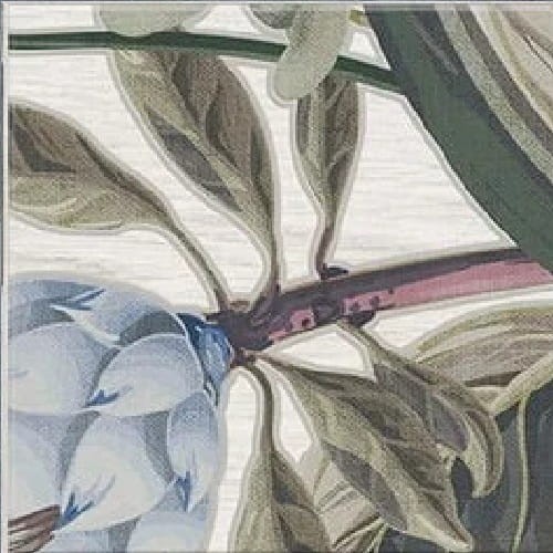 Mainzu Bottega Decor Blue Leaves 20x20 płytki dekoracyjne gresowe