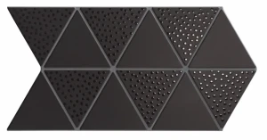 Realonda Triangle Deco Black 28x48,5 płytki gresowe