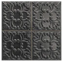 Realonda Tin Tile Black 44x44 płytki ścienne