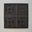 Realonda Tin Tile Black 44x44 płytki ścienne