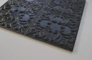 Realonda Tin Tile Black 44x44 płytki ścienne