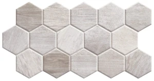 Realonda Sequoia Hex White 26,5x51 płytki gresowe