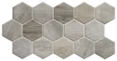 Realonda Sequoia Hex Ash 26,5x51 płytki gresowe