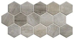 Realonda Sequoia Hex Ash 26,5x51 płytki gresowe
