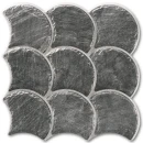 Realonda Scale Slate Black 30,7x30,7 płytki kamienne gresowe