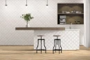 Realonda Scale Shell White 30,7x30,7 płytki ścienne