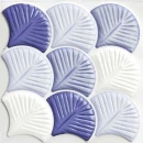Realonda Scale Shell Blue 30,7x30,7 płytki ścienne