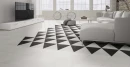 Realond Diamond City White 70x40 płytki gresowe w kształcie rombu