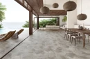 Realonda Pietra Antica Ash 56x48,5 płytki gresowe heksagonalne