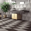 Realonda Diamond City Black 70x40 płytki gresowe w kształcie rombu