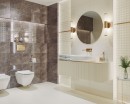 Paradyż Ceramika Palazzo Brown Inserto Shine Połysk 30x60 płytki ścienne