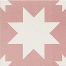 Mainzu Fired Star Pink 20x20 płytki dekoracyjne gresowe