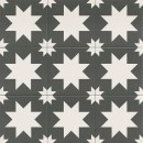Mainzu Fired Star Black 20x20 płytki dekoracyjne gresowe