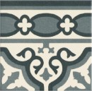 Mainzu Florentine Cenefa Blu 20x20 płytki dekoracyjne podłogowe
