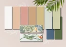 Mainzu Jungle Flamingo 10x30 płytki cegiełki