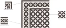 Realonda Hanoi Circle Black 33x33 płytki patchworkowe gresowe